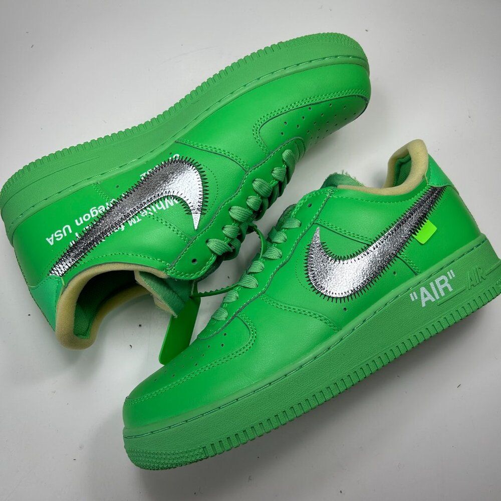 Off-White x Nike Air Force 1 Low Mens Size 9.5 Brooklyn No Box EXCELLENT COND - Picture 2 of 16